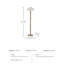 Lampe sur pied Ruri