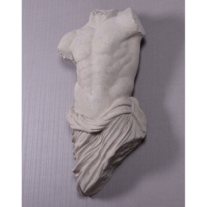 Statue murale mâle torse