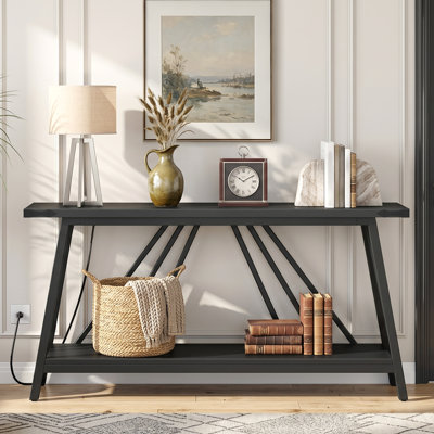 Console Table Entryway Table With Charging Station