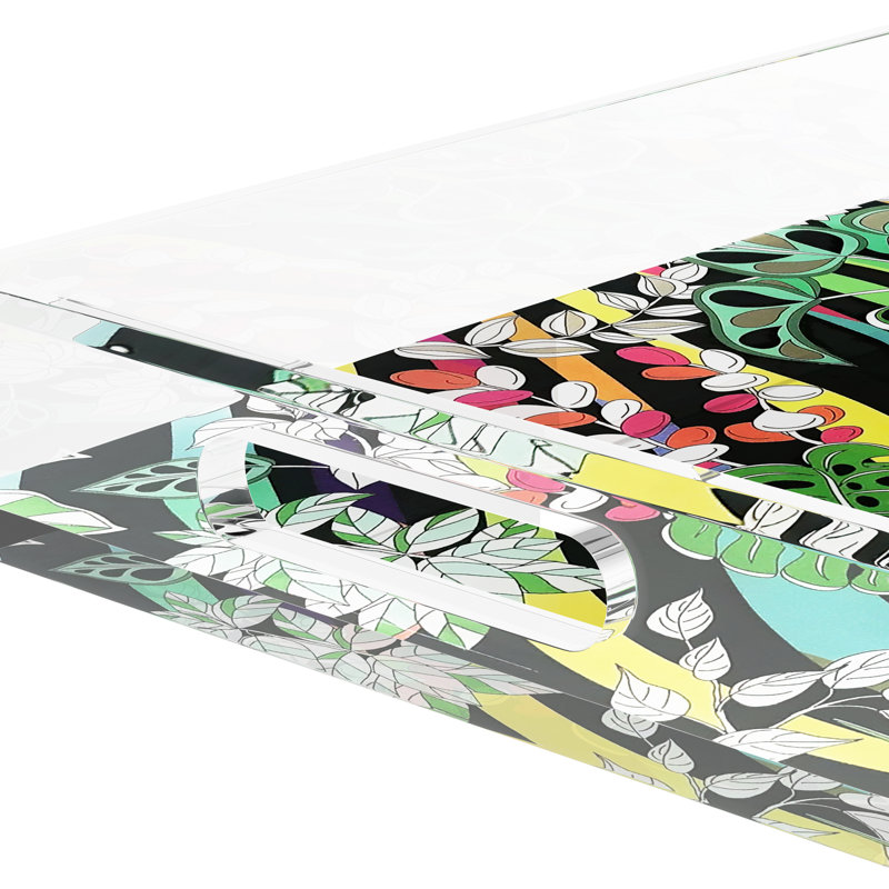 Plateau décoratif Sabi Jungle, L 12,5 po x P 7,75 po x H 2 po