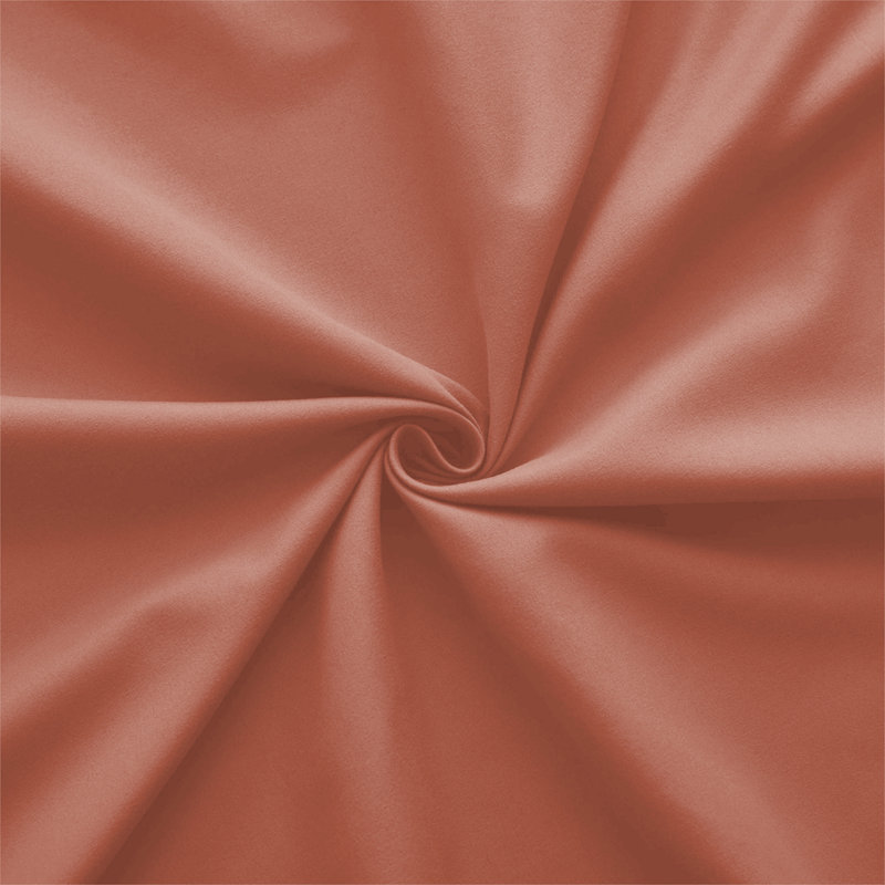 Brushed Microfiber 40cm Deep Fitted Bed Sheet, Peach, Kingsize (5')