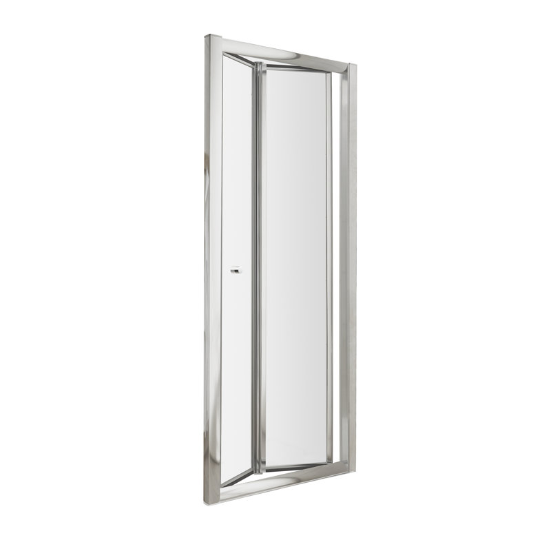 Ella Bi-Fold Door 710mm - W x 1850mm H Folding / Bi-Fold Framed Shower Door with Clear Glass, 185cm H x 76cm W