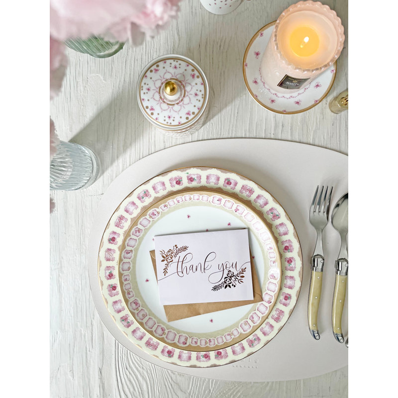 Deco Placemat, Ivory 