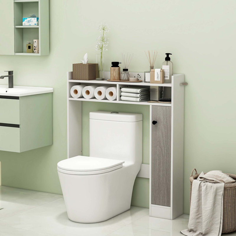Rangement pour salle de bain Mahnur, Blanc