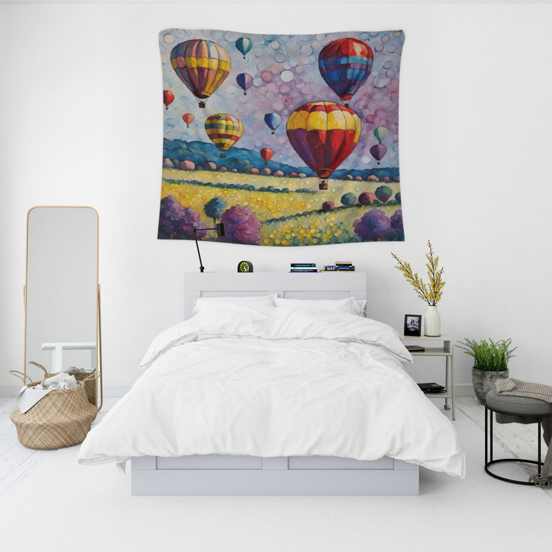 Tapisserie murale, H 60 po x l 51 po x P 0,5 po