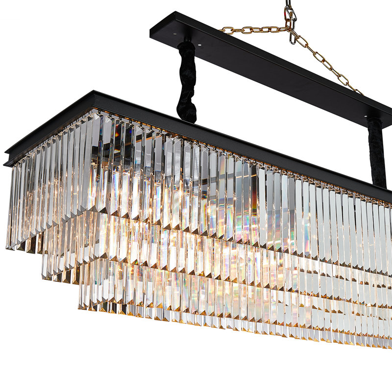 Allure 20-Light Rectangular LED Chandelier