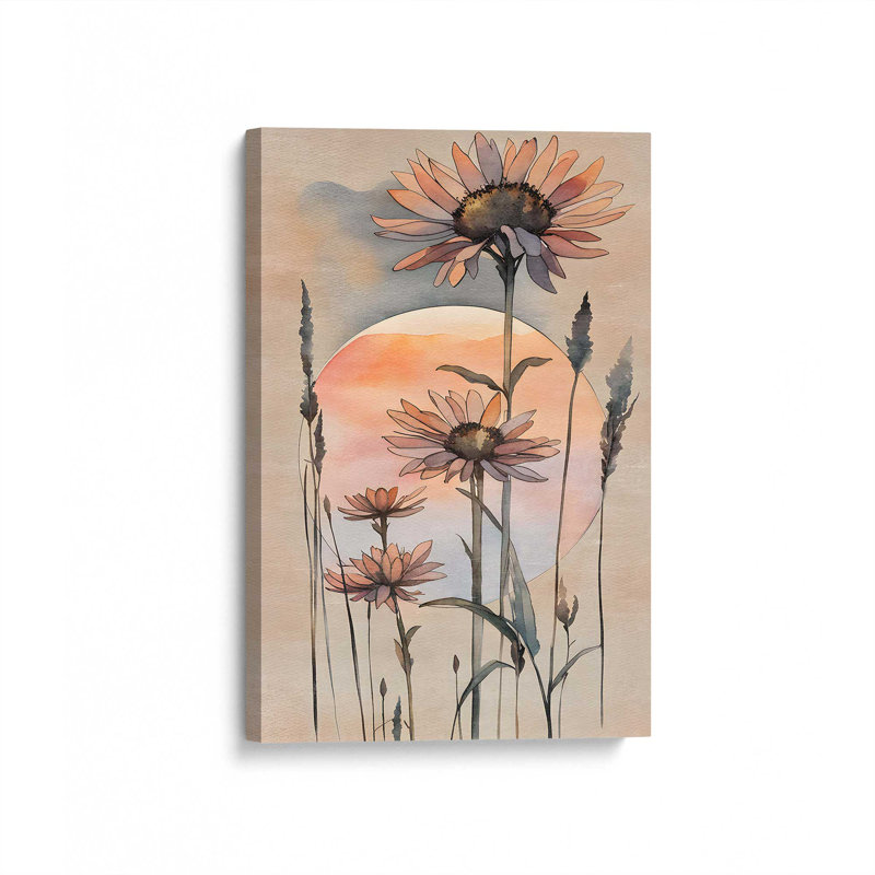 «Blossoms at Dusk», toile tendue, H 36 po x l 24 po