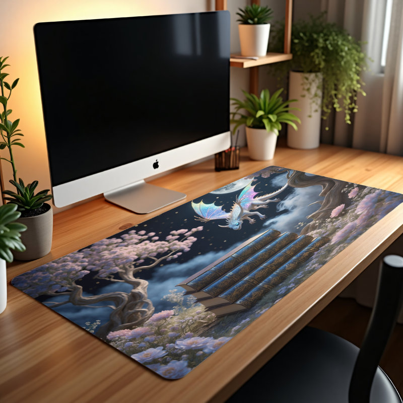 Polyester Desk Pad, 31.5x15.5