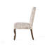 Chaise d'appoint rembourrée beige Padillo