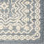 Tapis floral gris en polypropylène tissé à la machine-70812185