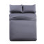 Ensemble de draps 4 pièces en microfibre brossée douce, pour lit simple / double / grand / très grand-116476481-116476491