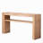 Rustic Solid Wood Console Table With Storage Shelf