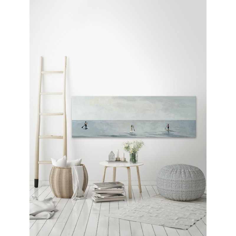 Parvez Taj - Wrapped Canvas Painting, 25cm H x 76cm W
