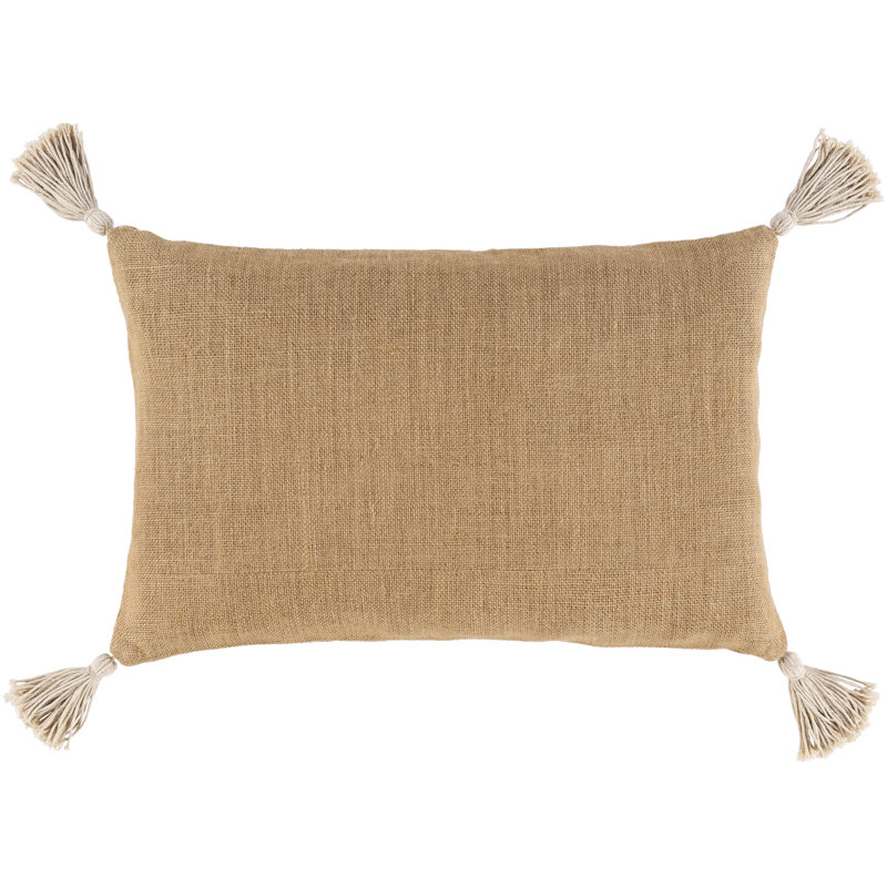  Jute Lumbar Pillow Cover, No Fill