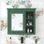 Armoire à pharmacie murale à miroir 3 tablettes ouvertes-121088129