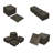 Interlocking Deck Tiles Checker Pattern