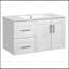Meuble-lavabo mural avec 2 tiroirs et lavabo-6272914
