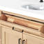 Meuble-lavabo simple en bois massif Tidworth avec plateau en quartz blanc de 1,5 po-1151629618-1171835466
