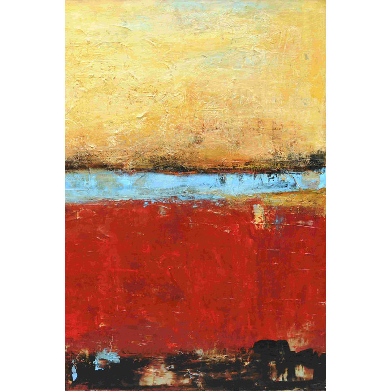 Aube dorée II, H 18 po x l 12 po