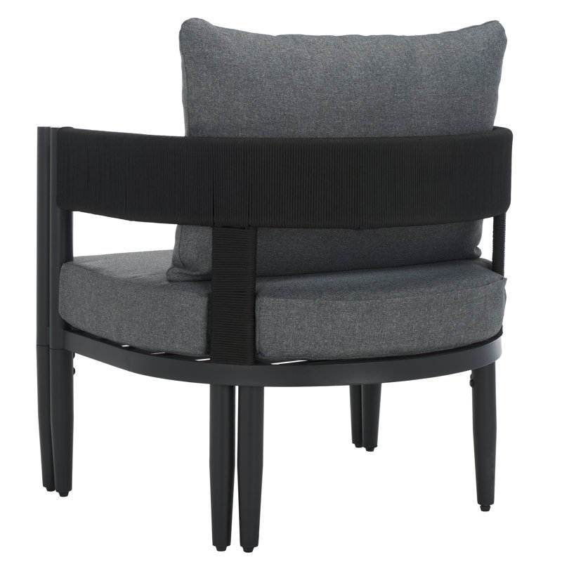 Viola Outdoor Dining Armchair, Gray