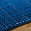 Tapis bleu touffeté à la main Mallory-1017486593
