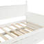 Lit de jour simple en bois avec lit gigogne simple (lit de jour)