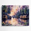 Art mural mauve avec villes, Kerala, Inde-531665779