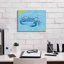 «Blue Crab V» par Phyllis Adams, art mural sur toile-1707297371