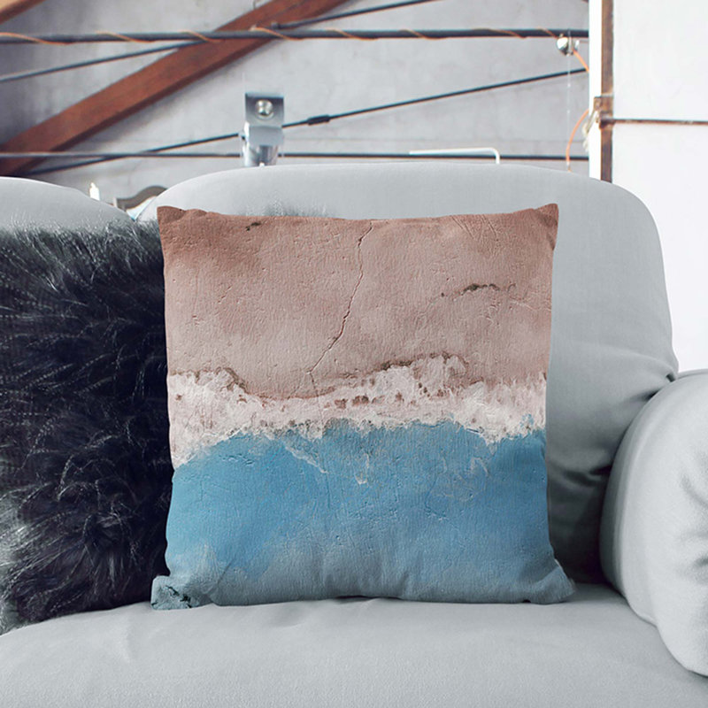 Beach In Cancun Mexico Square Throw Cushion, 55 x 55 cm