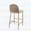 Ensemble de tabourets de bar 29,5 pouces Farmhouse, tabourets de comptoir en fer avec dossier en rotin pour une cuisine confortable