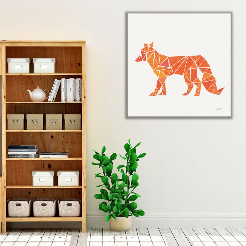 «Geometric Animal II», reproduction d'art sur toile, H 12 po x l 12 po