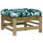  Garden Footstool Pine Impregnated Pine Wood Small Modular