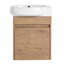 Petit meuble-lavabo 16 "avec lavabo