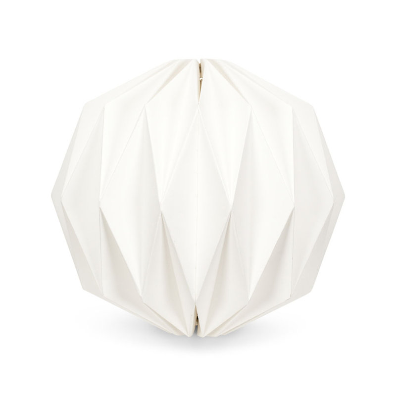 28cm H Paper Novelty Accent ( Screw On ) in White, 25.5cm x 11cm x 18cm