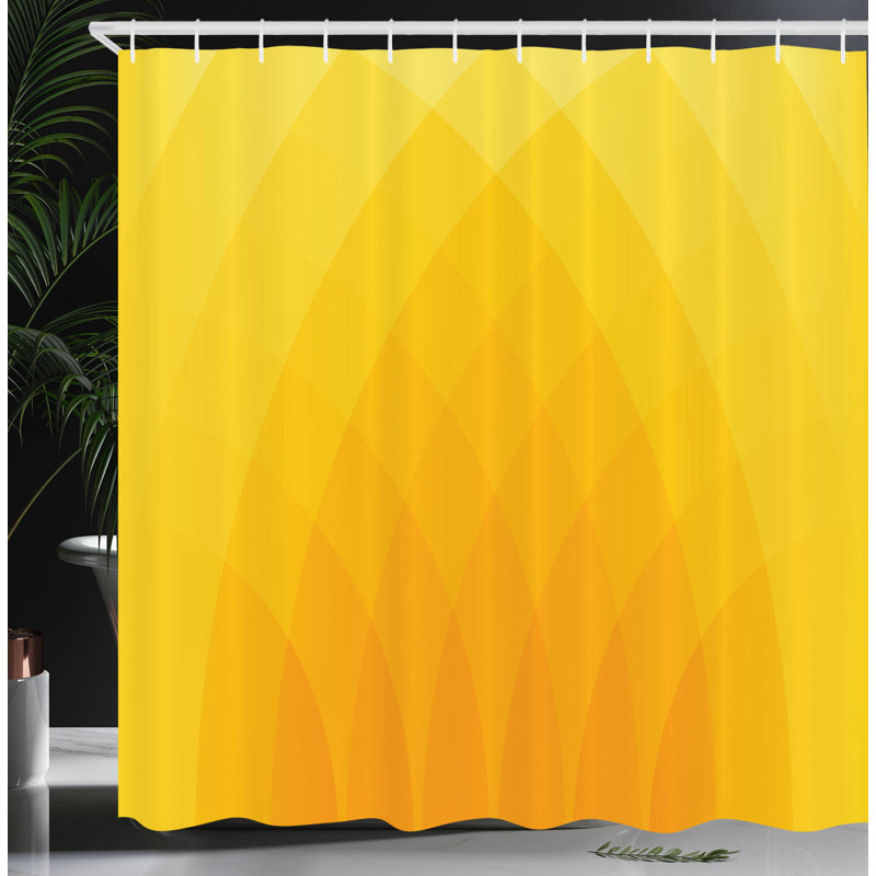 Shower Curtain with Hooks Included, 75"H x 69"W