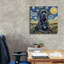  «Cane Corso Starry Night» par Rich Monet, art mural sur toile, 26 po x 26 po-95606772