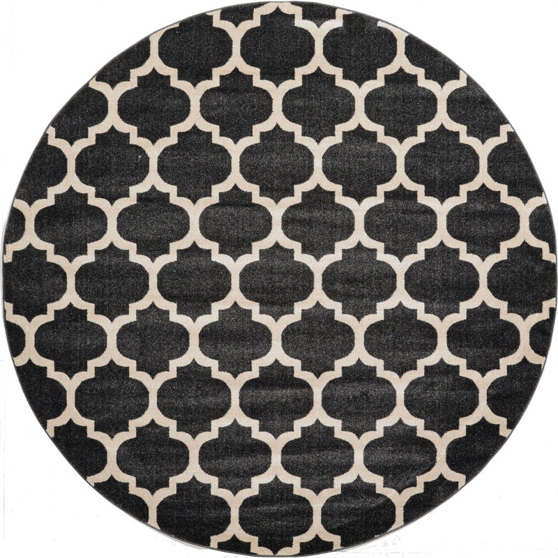 Molly Geometric Indoor Rug, Round 7'10"