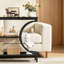 Console industrielle, ensemble de 2, table d'entrée étroite à 3 niveaux avec tablettes de rangement, table de canapé à cadre en métal pour le salon, le couloir, le vestibule