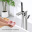 Robinet de douche cascade à haut débit, robinet de baignoire autoportant avec douche à main-123031030