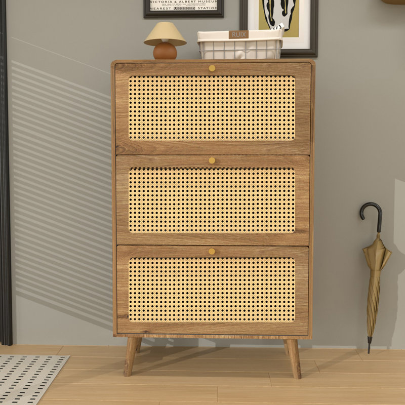 Rangement pour 18 paires de chaussures, Brun