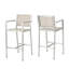 Cadre en aluminium rouille de 29,50 po, cadre en maille de patio gris, cadre en aluminium rouille