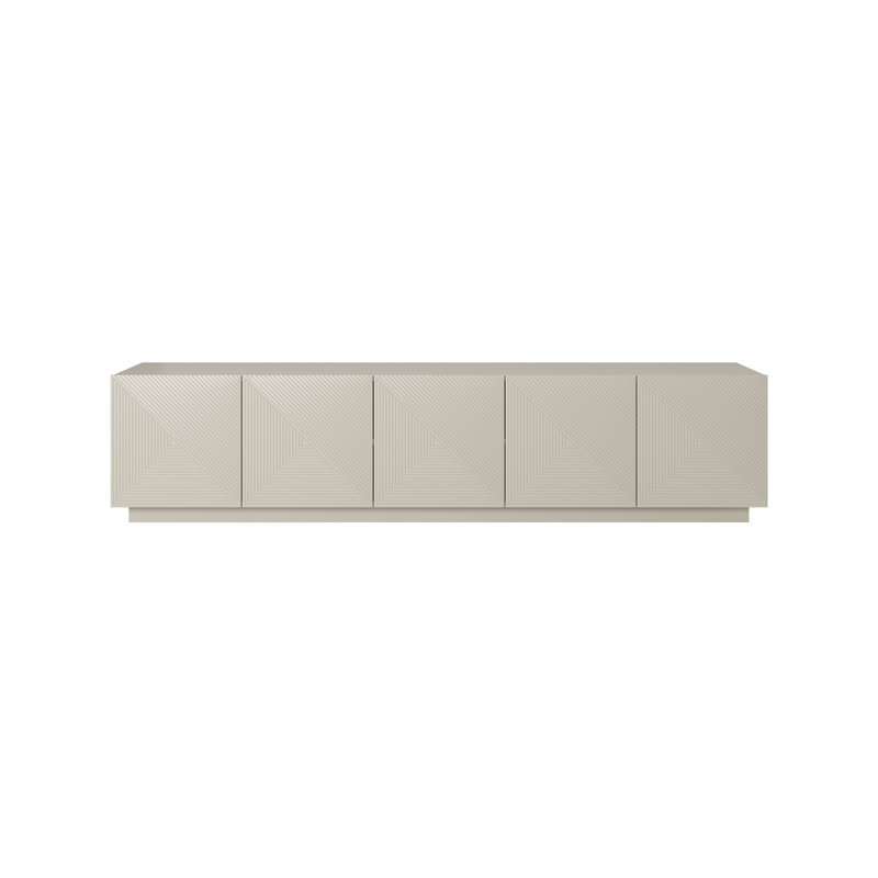 Abbigale Unfinished TV Stand for TVs up to 55", Cashmere
