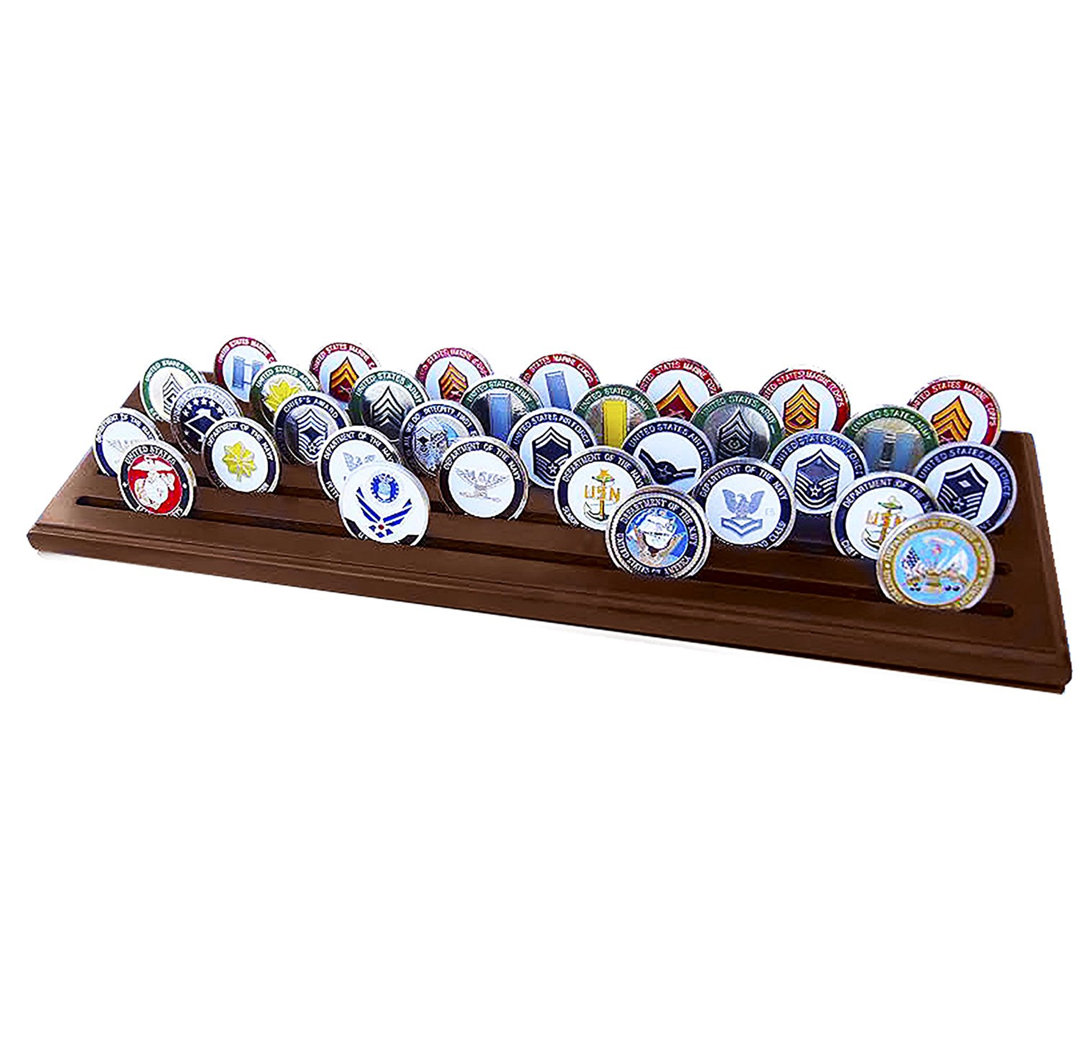 16'' H x 5'' W Wood Trophy Display Case DECOMIL