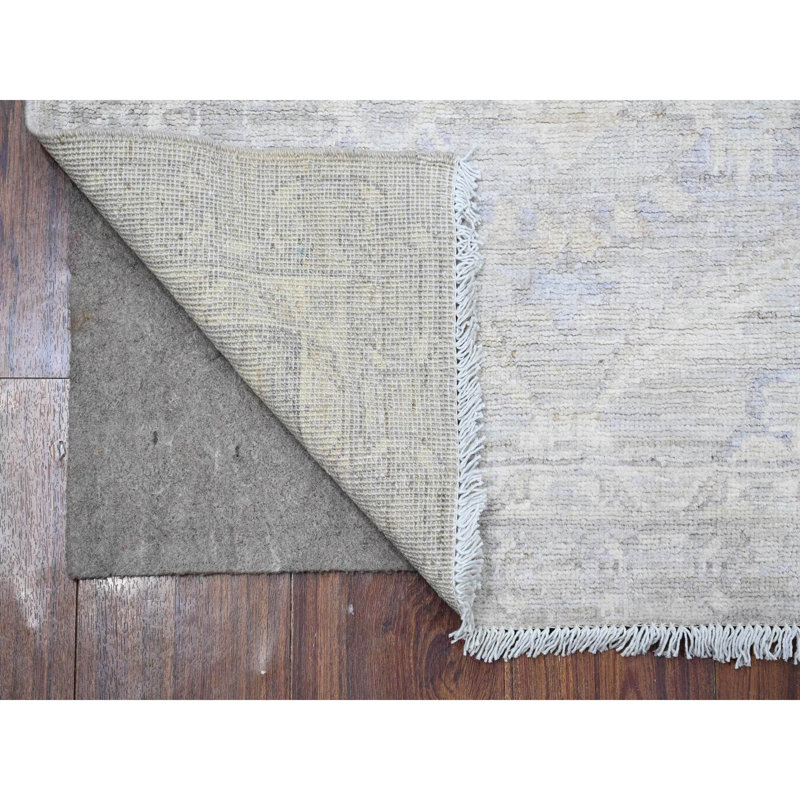 Tapis de couloir oriental mahal noué à la main 2 pi 6 po x 9 pi 10 po Mahal