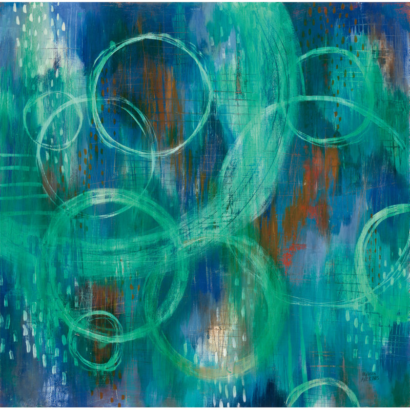 Sky Fields by Melissa Averinos - Wrapped Canvas Painting, 51cm H x 76cm W x 3.8cm D