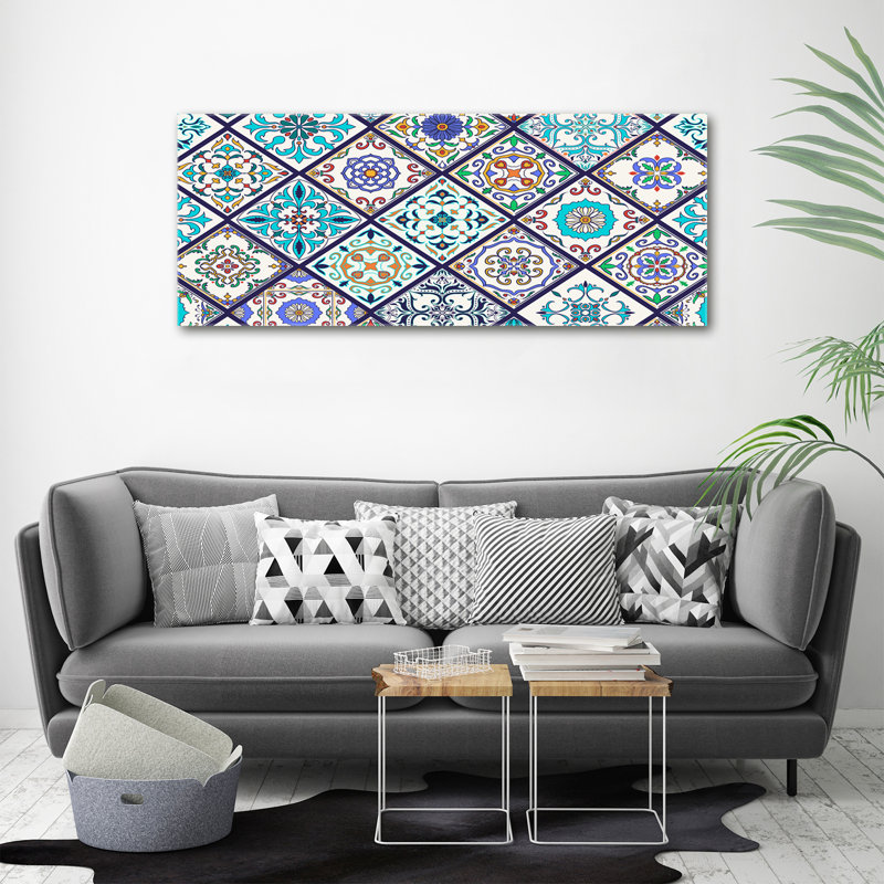 Ceramic Tiles - Wrapped Canvas Print