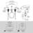 Aleasha Widespread Bathroom Sink Faucet, 3 Hole Faucet With Pop-Up Drain-89200502