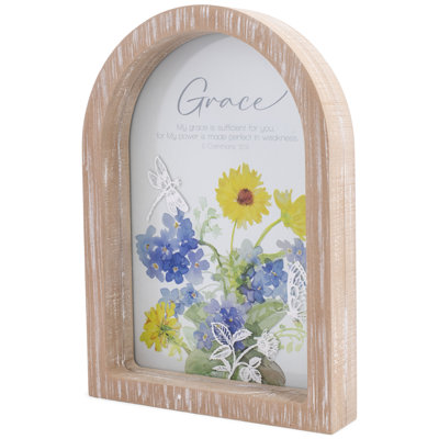 Framed Arch My Grace Is Sufficient 9x13