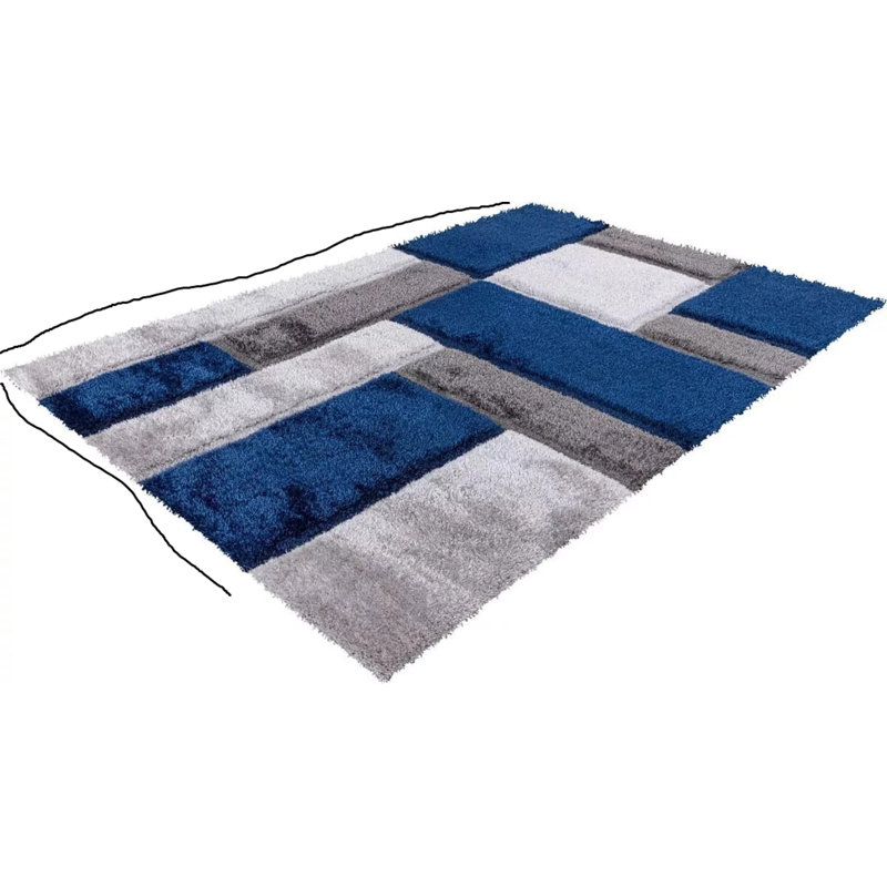 Modern Stylish Large Shaggy Area Rugs Hallway Living Room Bedroom Carpet Mats*, Rectangle 120 x 170 cm