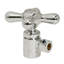 Ensemble de lavabo sur pied LA-Style avec siphon en P, conduites d'alimentation, brides et butées d'angle à poignée en croix-37193198